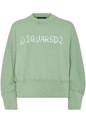 DSQUARED2 logo-print sweatshirt - Green