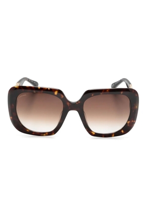 Aspinal Of London Danika square-frame sunglasses - Brown