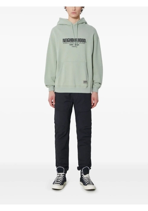 Neighborhood logo-print hoodie - Green