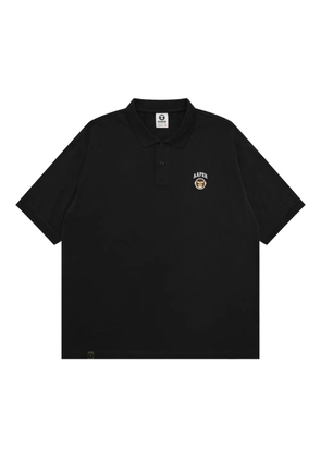AAPE BY *A BATHING APE® cotton polo shirt - Black