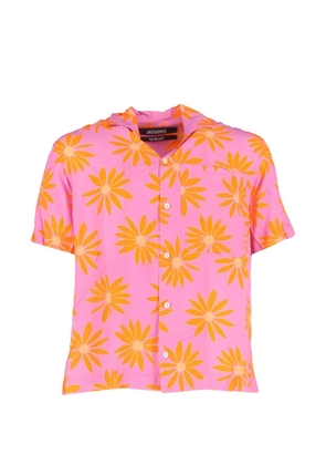 Jacquemus Pre-Owned Jean floral-printed shirt - Pink