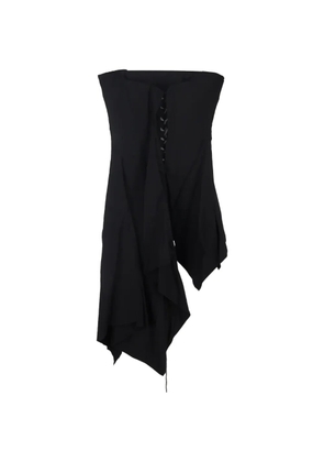 Yohji Yamamoto Pre-Owned Strapless asymmetric corset - Black