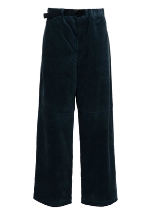 Danton belted corduroy trousers - Blue