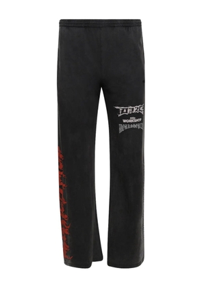 032c Telepresence graphic-print trousers - Black