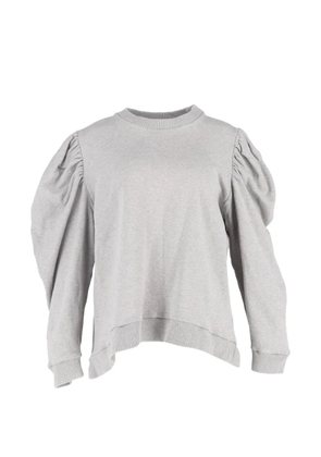 Marques'Almeida gathered-sleeve sweater - Grey