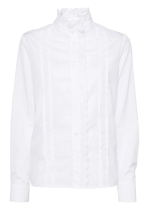 Maison Kitsuné craft embroidery blouse - White