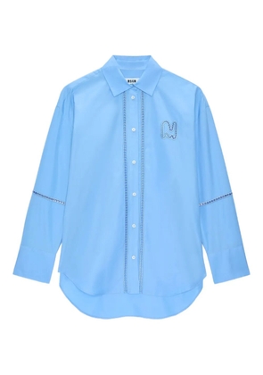 MSGM cotton shirt - Blue