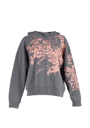 Dries Van Noten Pre-Owned Harlee-embroidered cotton hoodie - Grey