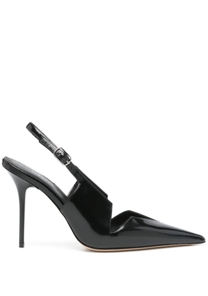 Coperni 1100 Gloss slingback pumps - Black