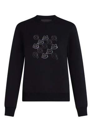 Karl Lagerfeld Ikon rhinestone-embellished sweater - Black