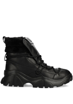 Ea7 Emporio Armani lace-up boots - Black