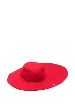 The Attico logo-embroidered sun hat