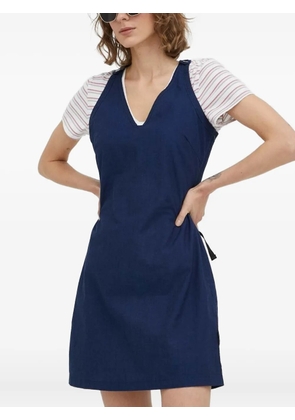 G-Star RAW v-neck belted mini dress - Blue