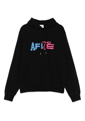 Arte Antwerp duo-logo hoodie - Black