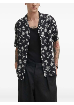 The Kooples palm-tree print shirt - Black