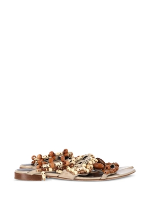 Oscar de la Renta Pre-Owned Corinne sandals - Brown