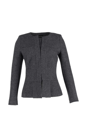 Isabel Marant Vintage pleated collarless jacket - Grey