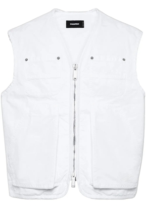DSQUARED2 denim gilet - White