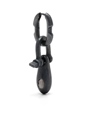 Parts of Four diamond-encrusted draped earring - Black