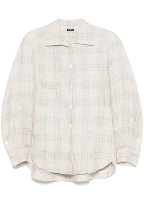 Kiton checked overshirt - Neutrals