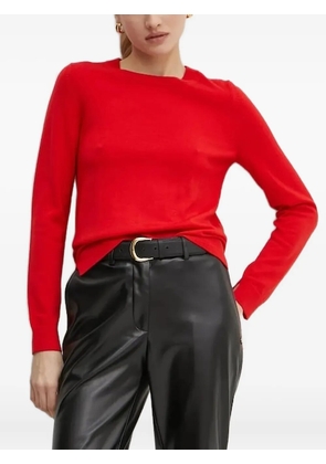 BOSS round-neck long-sleeve sweater - Red