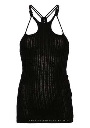 ISABEL MARANT Debra fine-ribbed tank top - Black