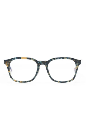 Thom Browne Eyewear tortoiseshell-effect glasses - Blue