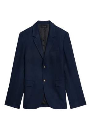 Zadig&Voltaire single-breasted notched-lapel blazer - Blue