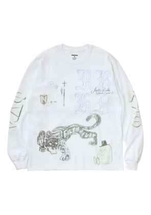 Neighborhood graphic-print long-sleeve T-shirt - White