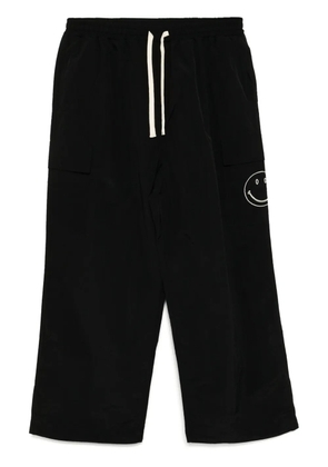 Joshua Sanders embroidered cargo trousers - Black