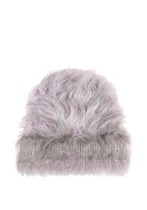 Diesel K-alisseo fluffy knitted beanie - Purple