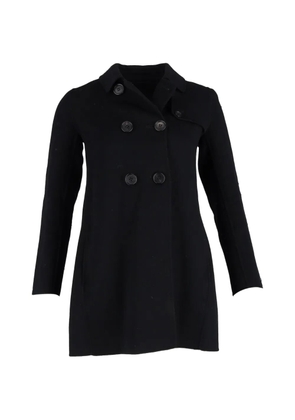 Max Mara double-breasted wool coat - Black