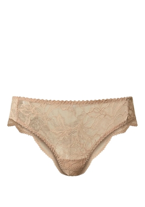 TWINSET lace Brazilian briefs - Neutrals