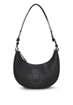 Karl Lagerfeld K/Circle studded moon bag - Black