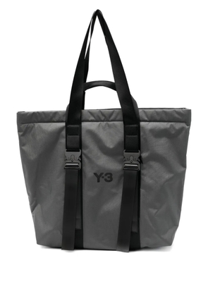 Y-3 logo tote bag - Grey