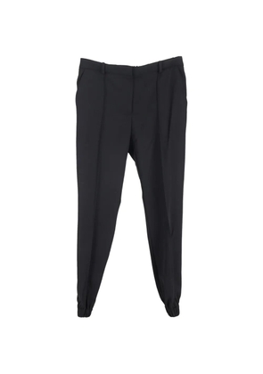 Alexander McQueen Pre-Owned Gartered ankle trousers - Black