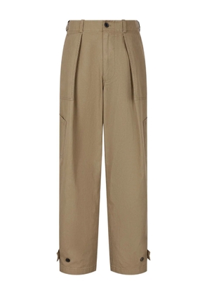 TOMBOY pleat-detailed cargo trousers - Brown