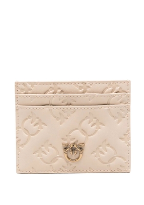 PINKO Love Birds card holder - Neutrals