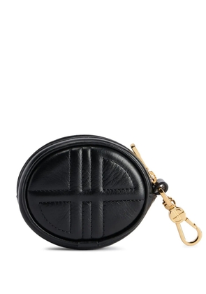 Patou mini JP leather pouch - Black