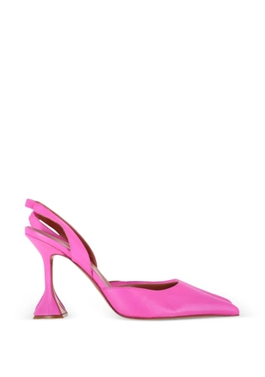 Amina Muaddi Holli flared-heel sandals - Pink