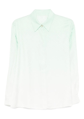 Casablanca gradient textured shirt - Green