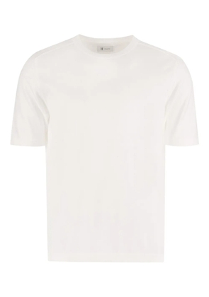 THE (Alphabet) short-sleeved cotton T-shirt - White