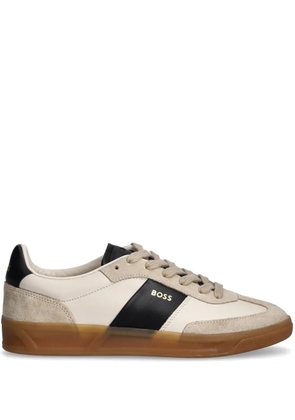 BOSS suede sneakers - Neutrals