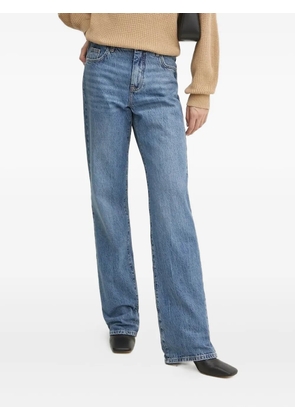 Patrizia Pepe embroidered-pocket jeans - Blue