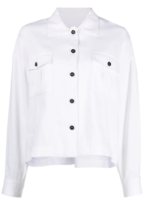 Lorena Antoniazzi two-pocket button-up shirt - White