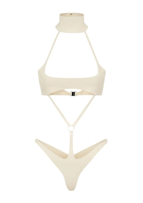 DSQUARED2 Harness Choker bodysuit - Neutrals