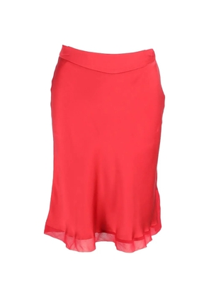 Alberta Ferretti Vintage silk mini skirt - Red