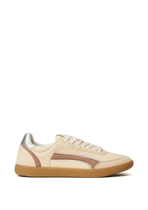 TWINSET lace-up panelled sneakers - Neutrals