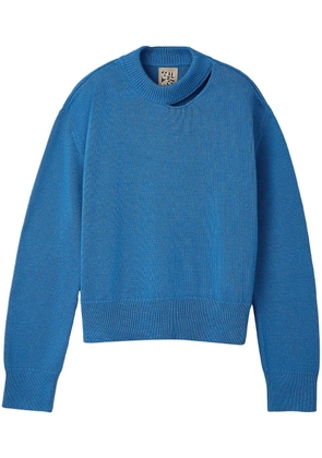 CamperLab distressed knit sweater - Blue