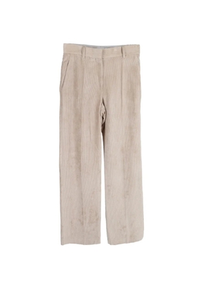 Brunello Cucinelli Vintage corduroy wide-leg trousers - Neutrals